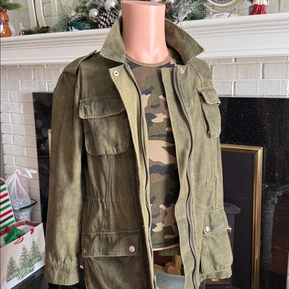 Hummingbird Olive Utility Jacket
